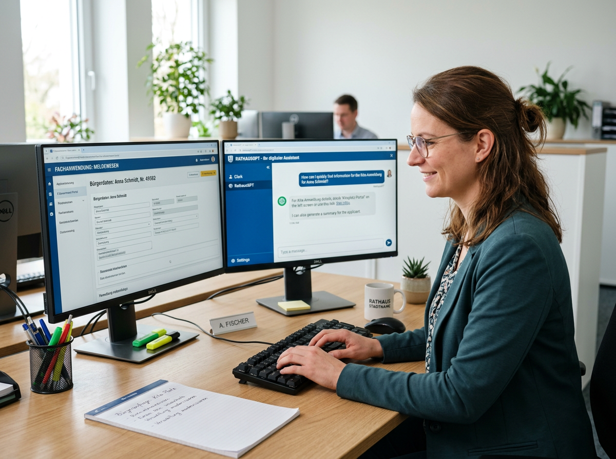 RathausGPT datenschutzkonforme KI f&uuml;r Verwaltung.